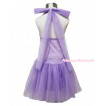 Lavender ONE-PIECE Halter Dress LP121
